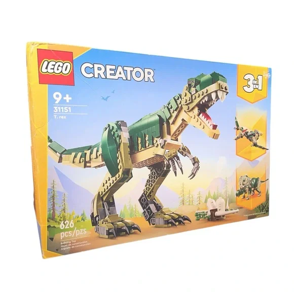 LEGO Creator 3-in-1 T-Rex Dinosaur Set 31151 626 pieces - Picture 1 of 7